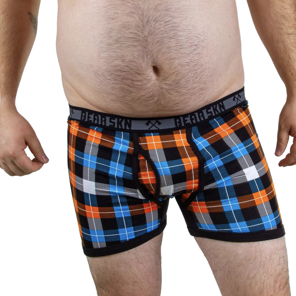 BEAR SKN - Bamboo Boxer Brief - Autumn Backwoods