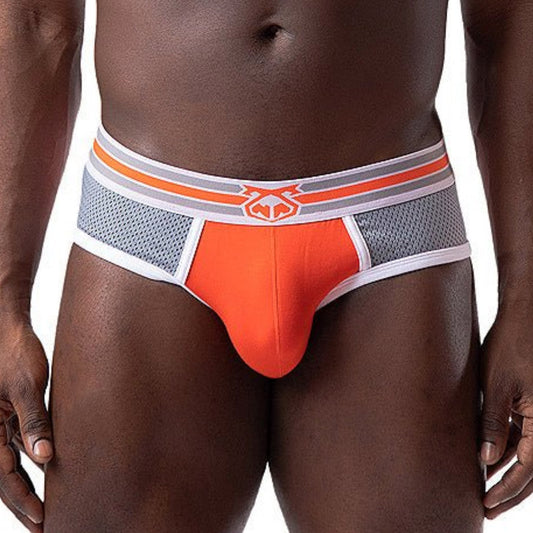 Nasty Pig - Xposed Classic Brief - Orange/Grey