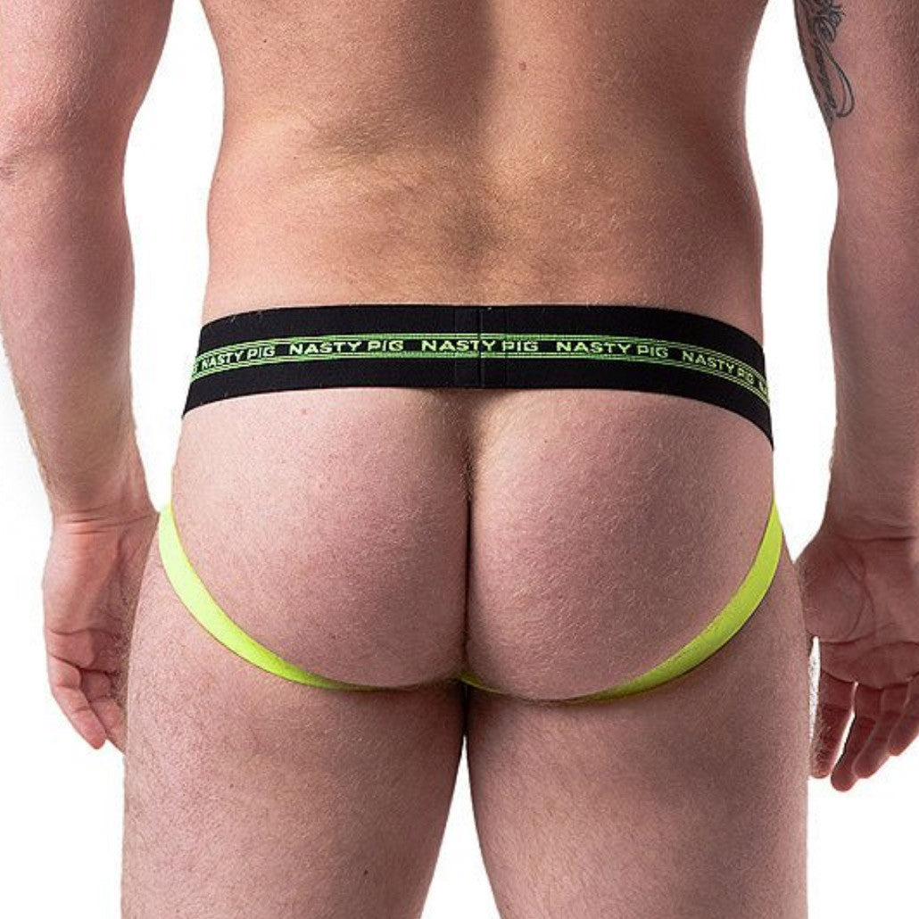 Nasty Pig - Core Jockstrap - Black/Acid Lime