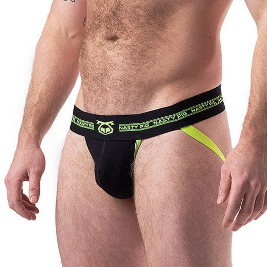 Nasty Pig - Core Jockstrap - Black/Acid Lime