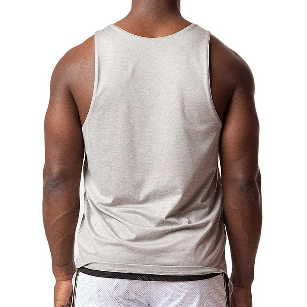 Nasty Pig - Revers Reversible Tank Top - Heather Grey/Black