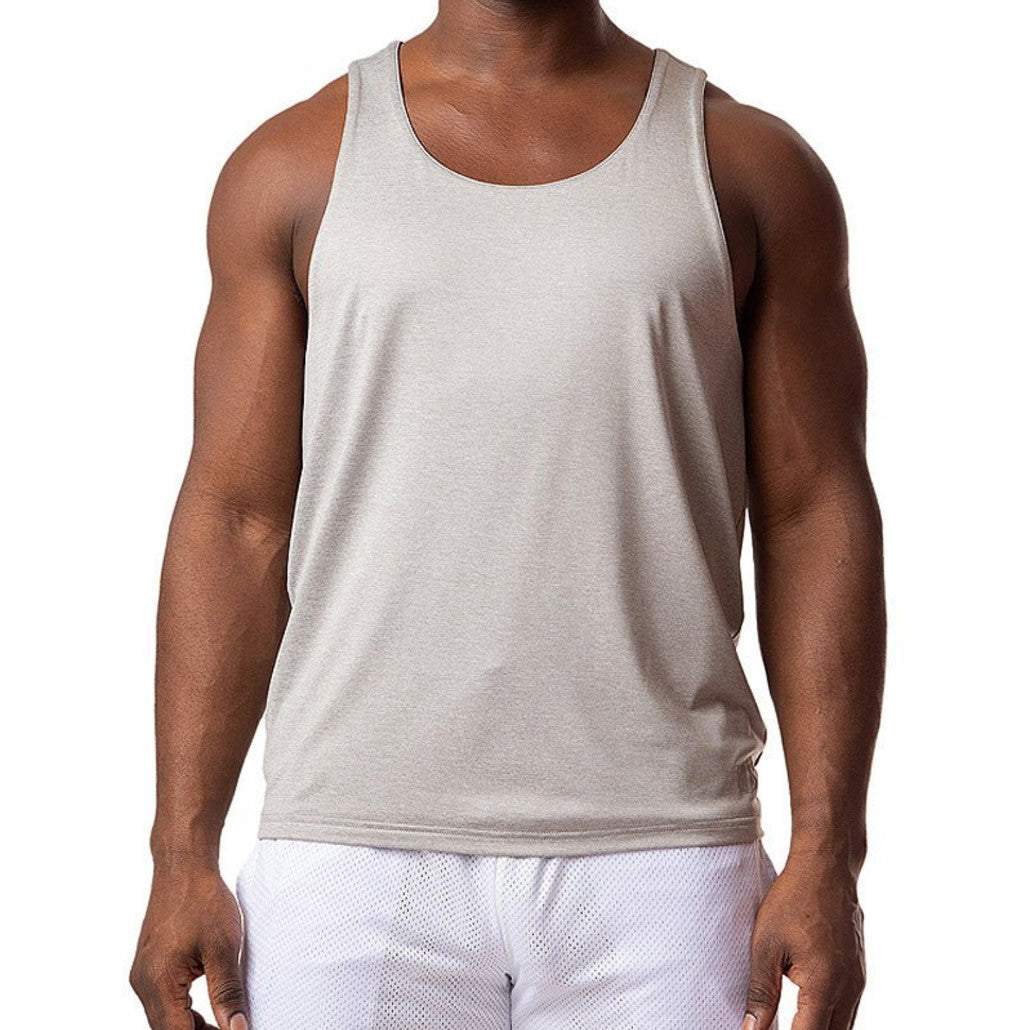 Nasty Pig - Revers Reversible Tank Top - Heather Grey/Black