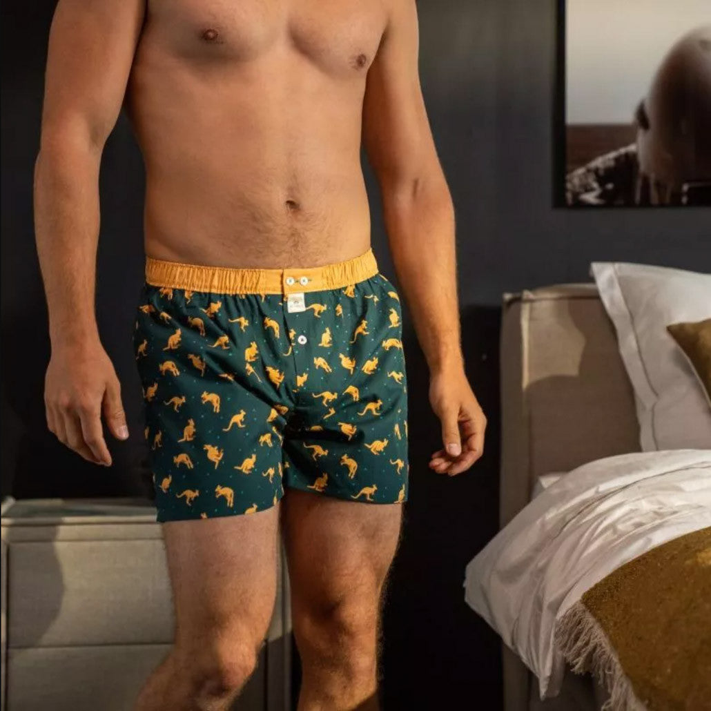 Billybelt - Woven Organic Boxers - Australian