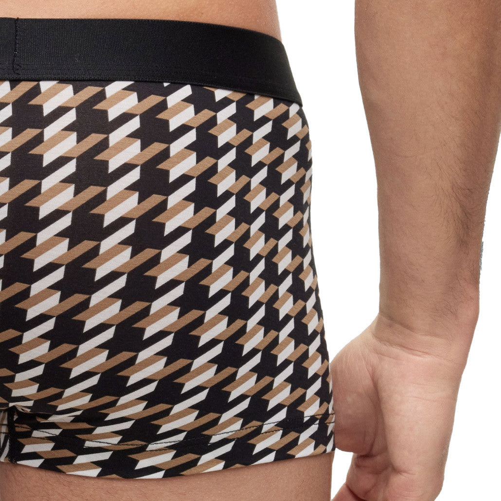 Hugo Boss - Refined Stretch Trunk - Houndstooth