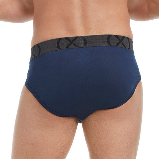 2(x)ist - (X) Sport Mesh Low Rise Brief 3-Pack - Navy/Blue/Blue