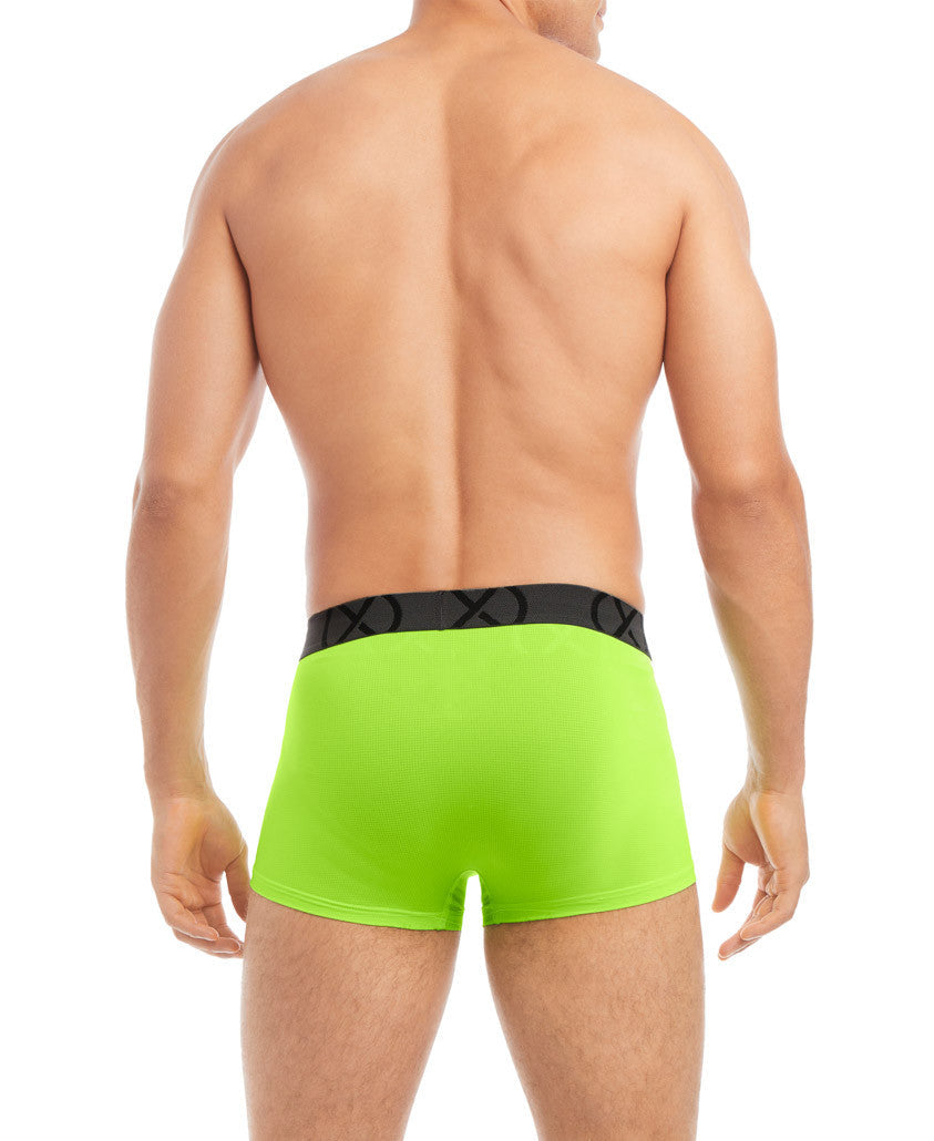 2(x)ist - (X) Sport Mesh Low Rise Trunk 3-Pack - Blue/Green/Pink