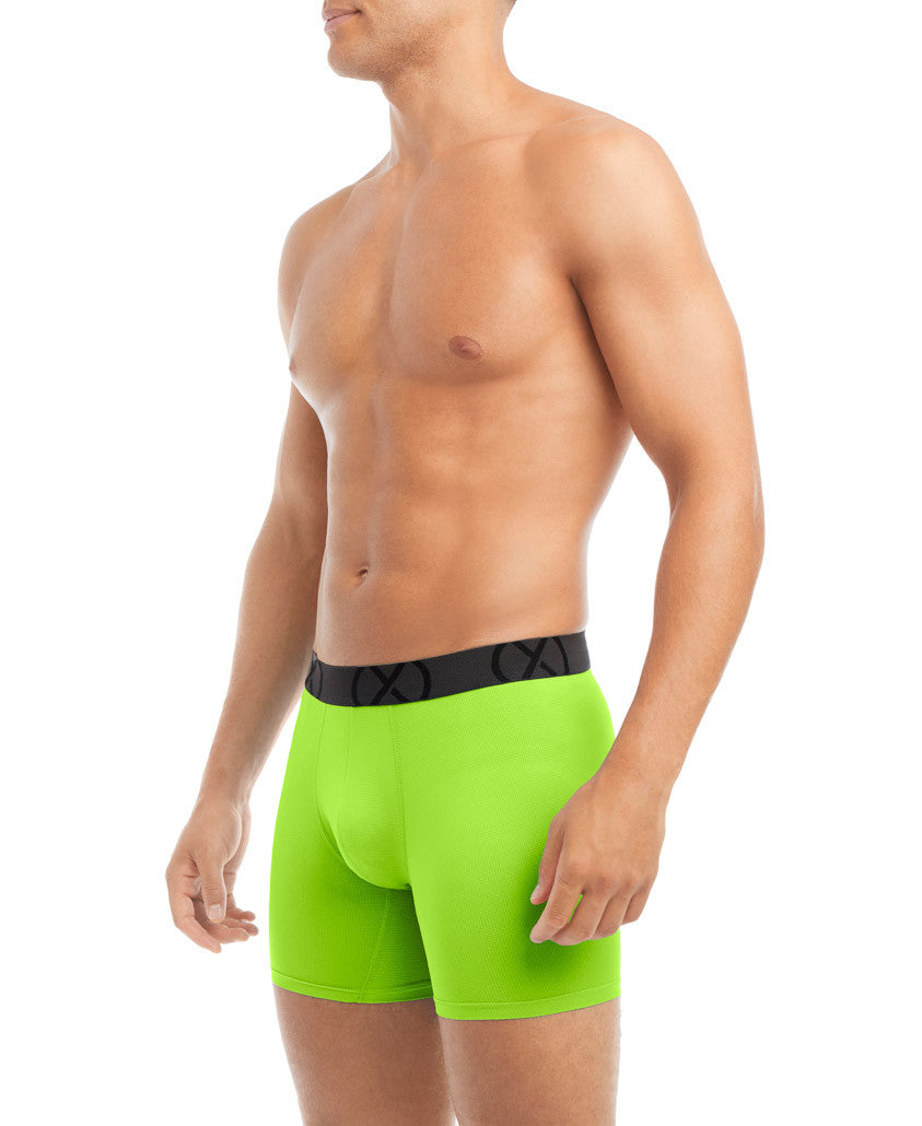 2(x)ist - (X) Sport Mesh Low Rise Boxer Brief 3-Pack - Blue/Green/Pink