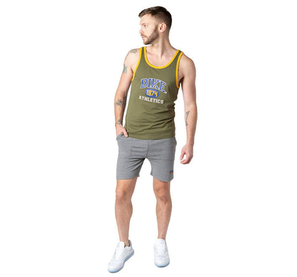 Bike - Logo Ringer Tank Top - 1874 Olive