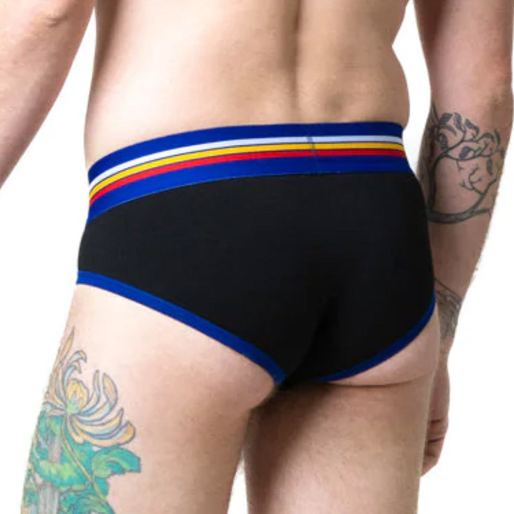 Bike - Solid Cotton Brief - Black