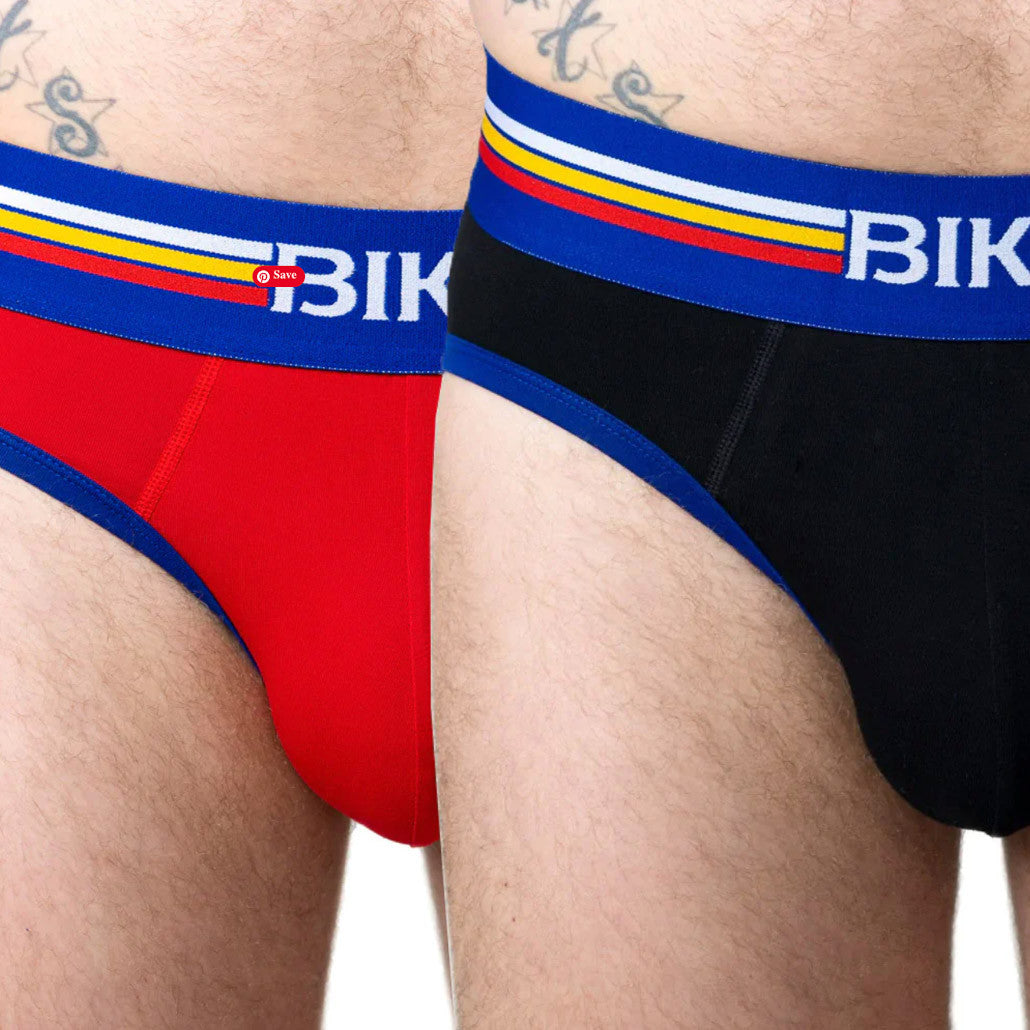 Bike - Solid Cotton Brief - Black