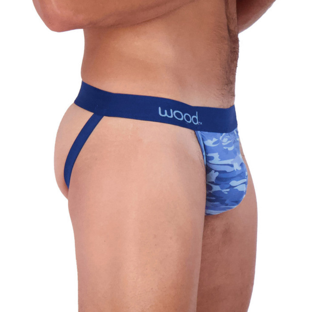 Wood - Jock Strap - Blue Camo