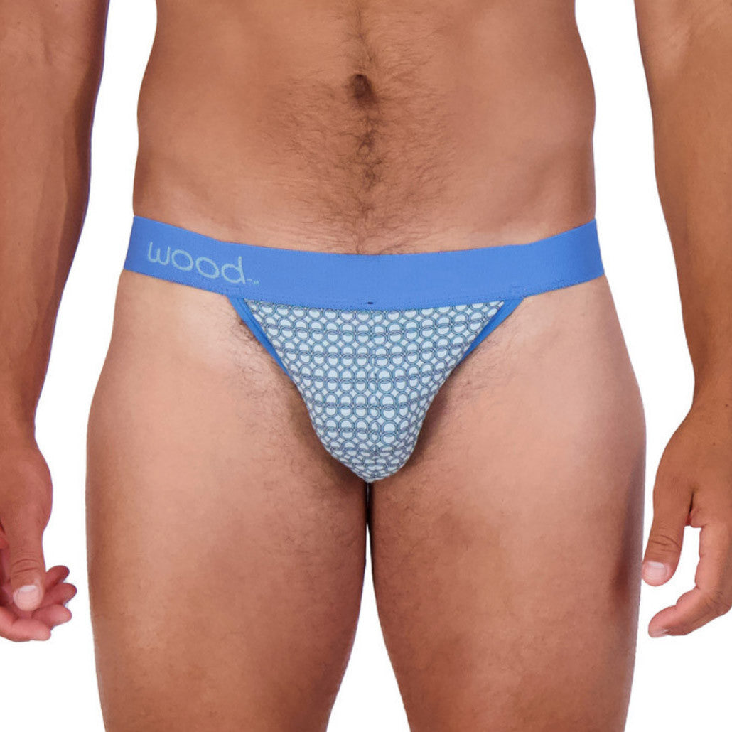 Wood - Jockstrap - Steel Blue Rings