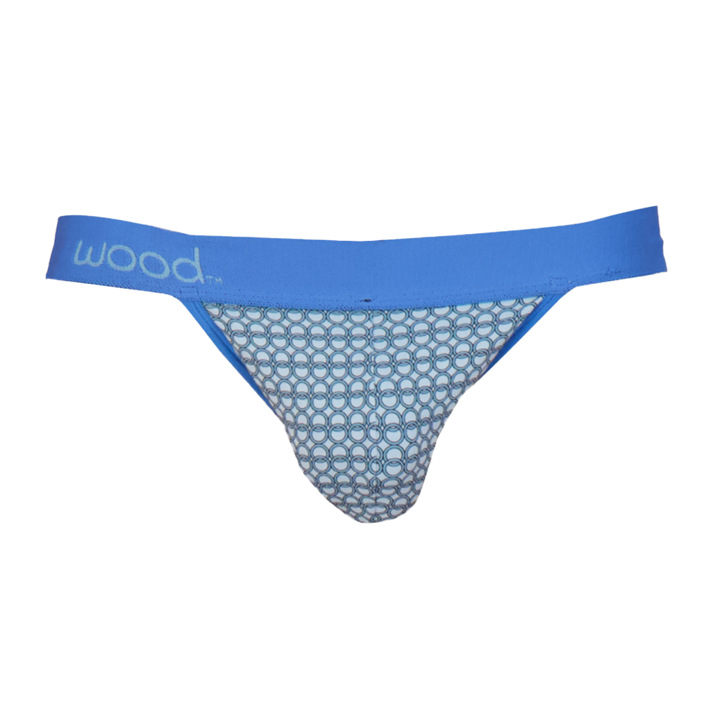 Wood - Jockstrap - Steel Blue Rings