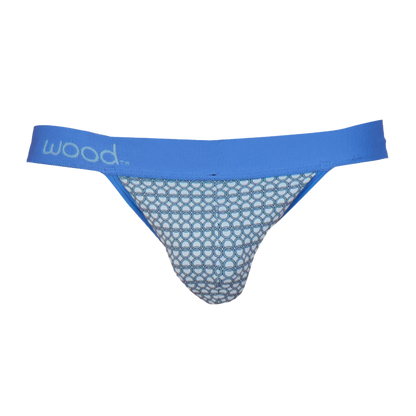 Wood - Jockstrap - Steel Blue Rings