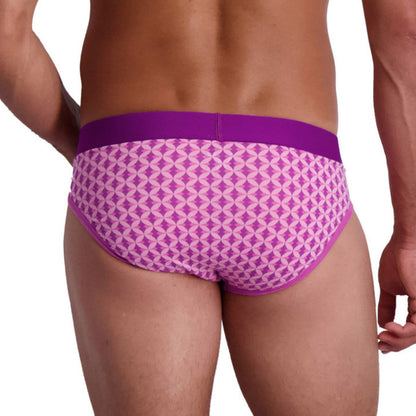 Wood - Hip Brief - Purple Interlock