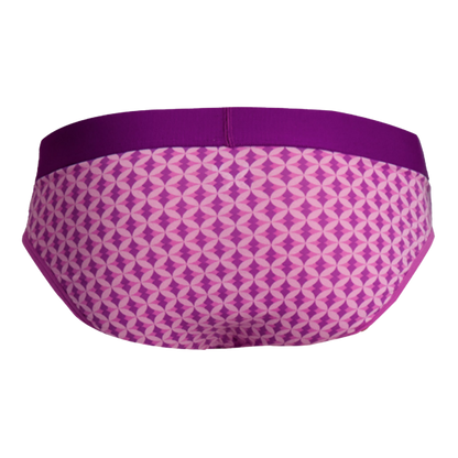 Wood - Hip Brief - Purple Interlock