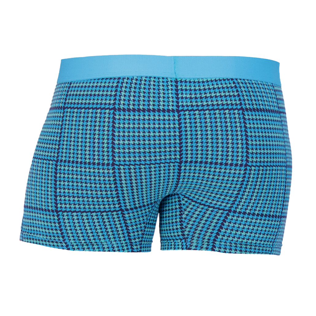 Wood - Boxer Brief W/ Fly - Blue Hound Weave