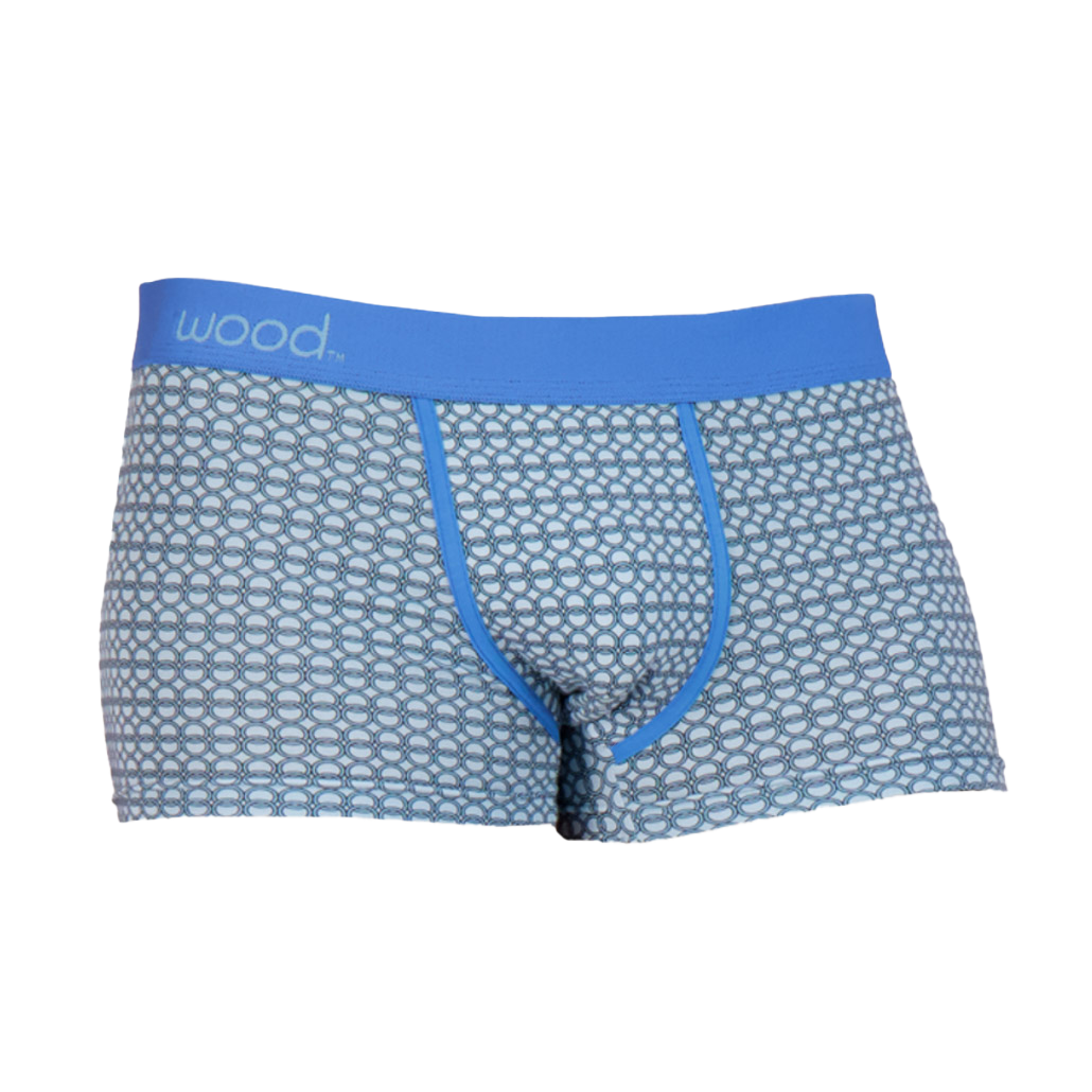 Wood - Trunk - Steel Blue Rings