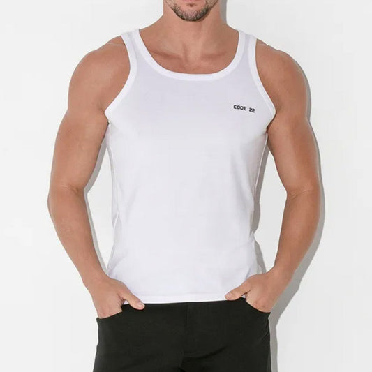 Code 22 - Basic Tank Top - White