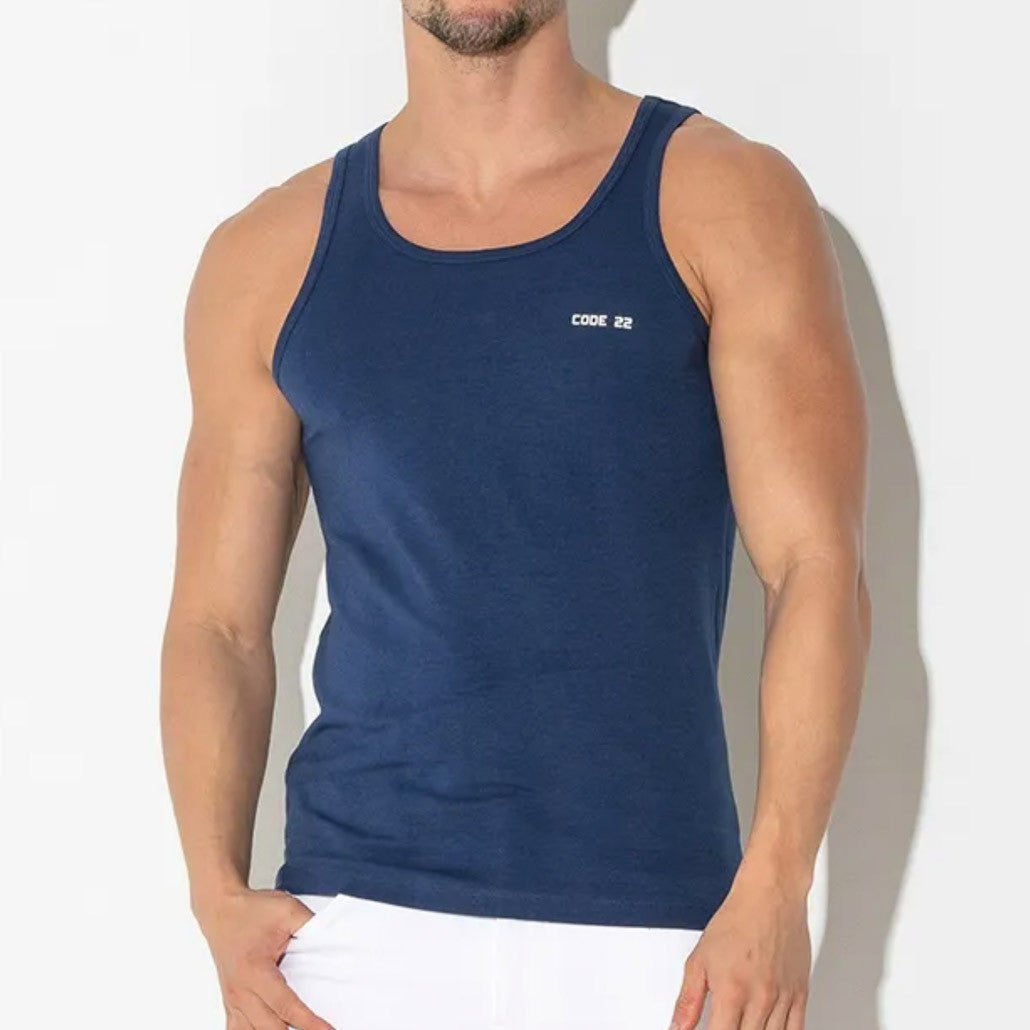 Code 22 - Basic Tank Top - Navy