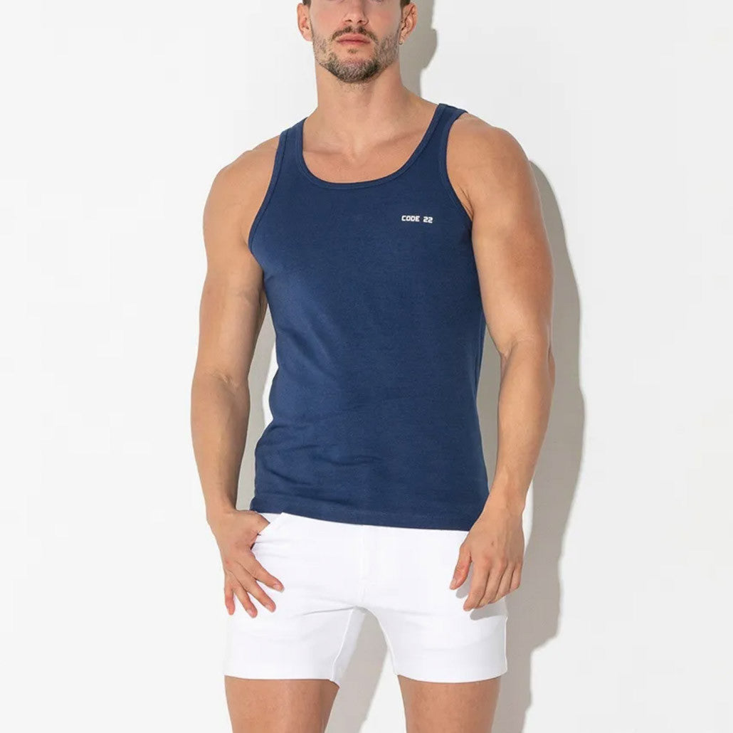 Code 22 - Basic Tank Top - Navy