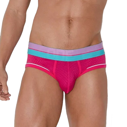 CODE 22 - Bright Mesh Brief - Pink
