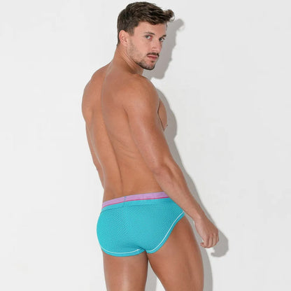 CODE 22 - Bright Mesh Brief - Turquoise