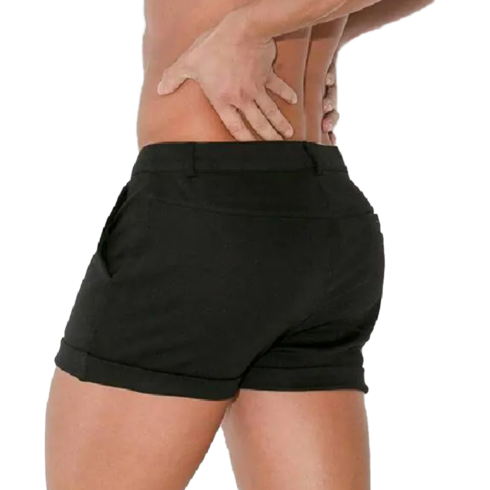 CODE 22 - 5-Pocket Micro Shorts - Black