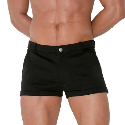CODE 22 - 5-Pocket Micro Shorts - Black