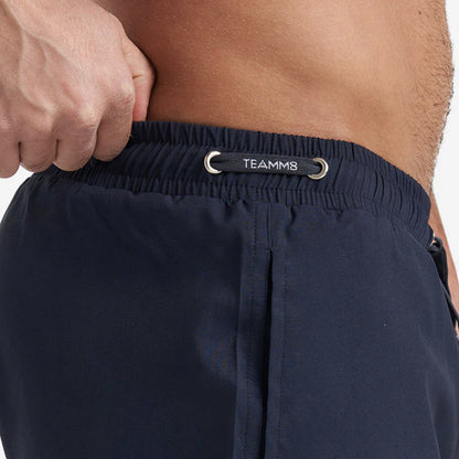 Teamm8 - Grid Swim Short - Midnight Stripe
