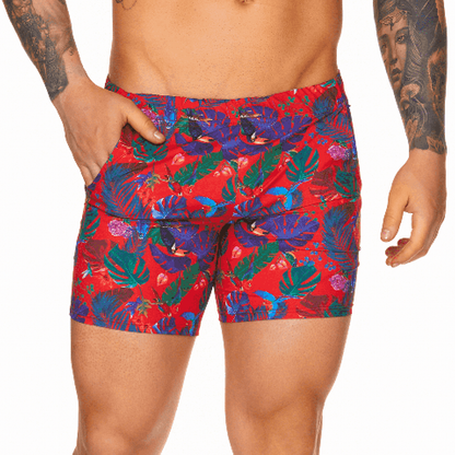 GIGO - Swim Short - Macaws Red