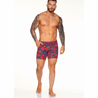GIGO - Swim Short - Macaws Red