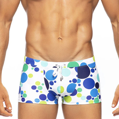 Tribe - Bubbles Swim Trunk - Blue/Lime