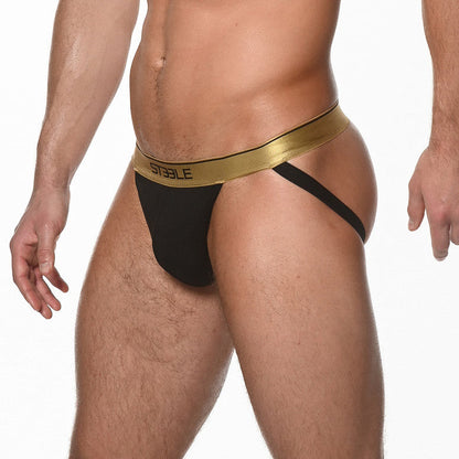 St33le - Bamboo Low Rise Jockstrap - Black