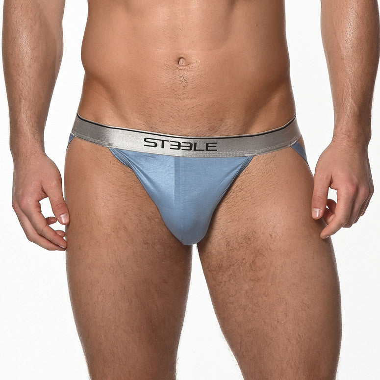 St33le - Bamboo Low Rise Jockstrap - Dolphin Blue