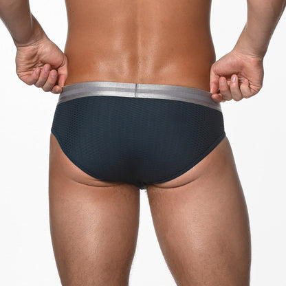 St33le - Diamond Mesh Briefs - Petrol