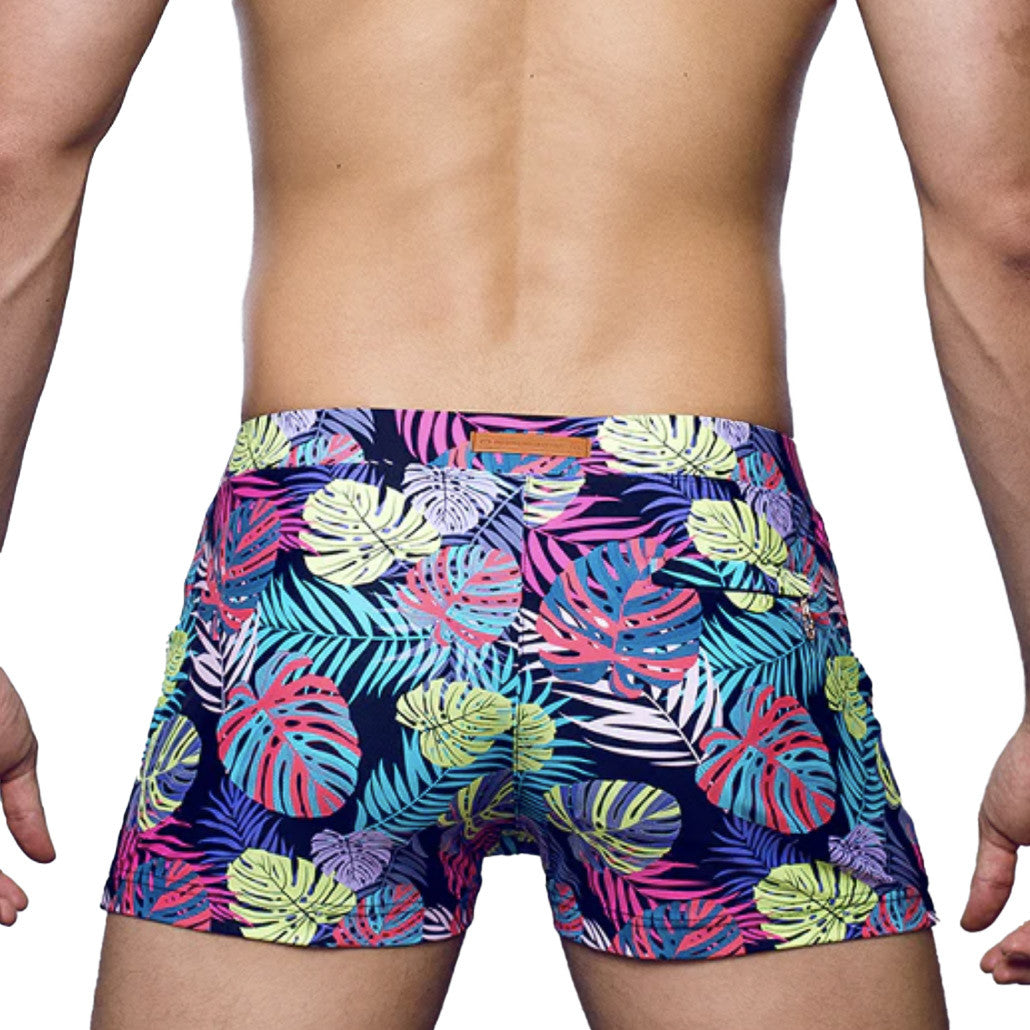 2eros - V60 Bondi Swim Trunks - Monstera Black