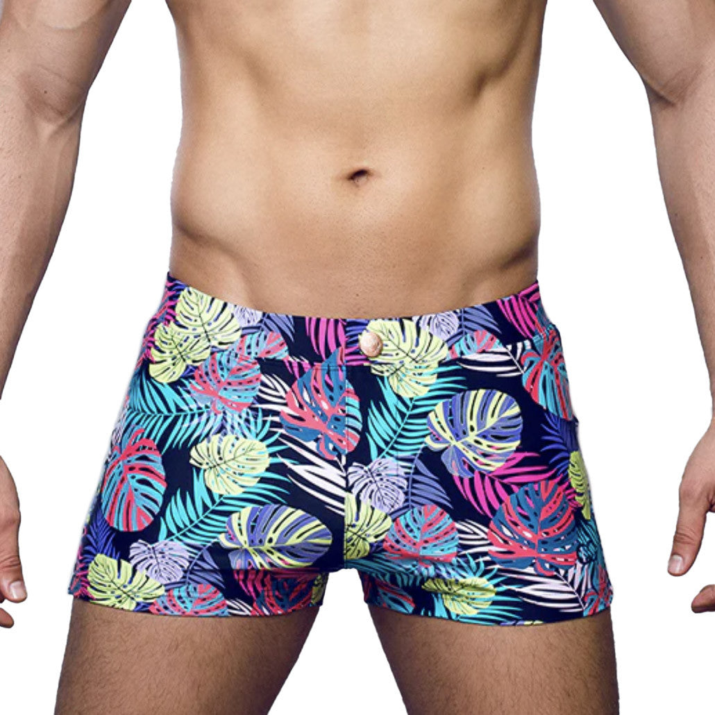 2eros - V60 Bondi Swim Trunks - Monstera Black