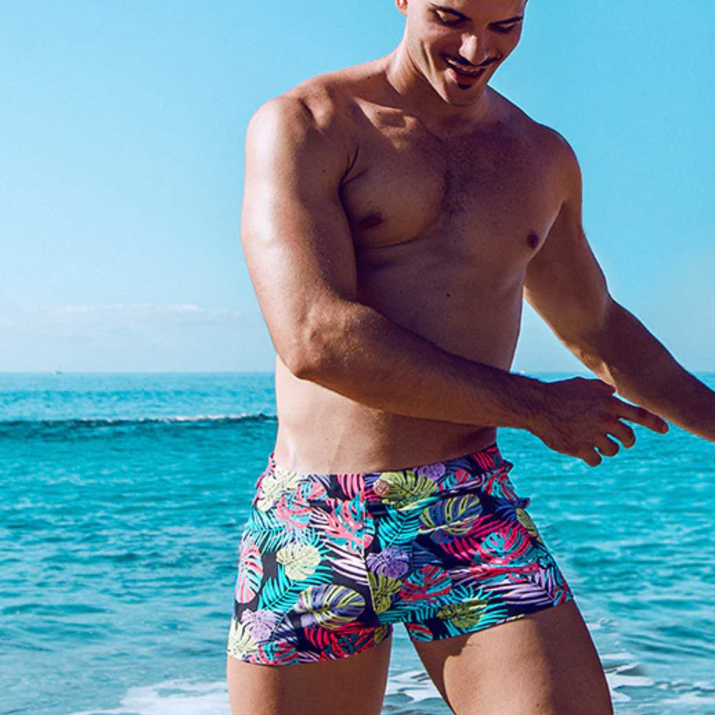 2eros - V60 Bondi Swim Trunks - Monstera Black