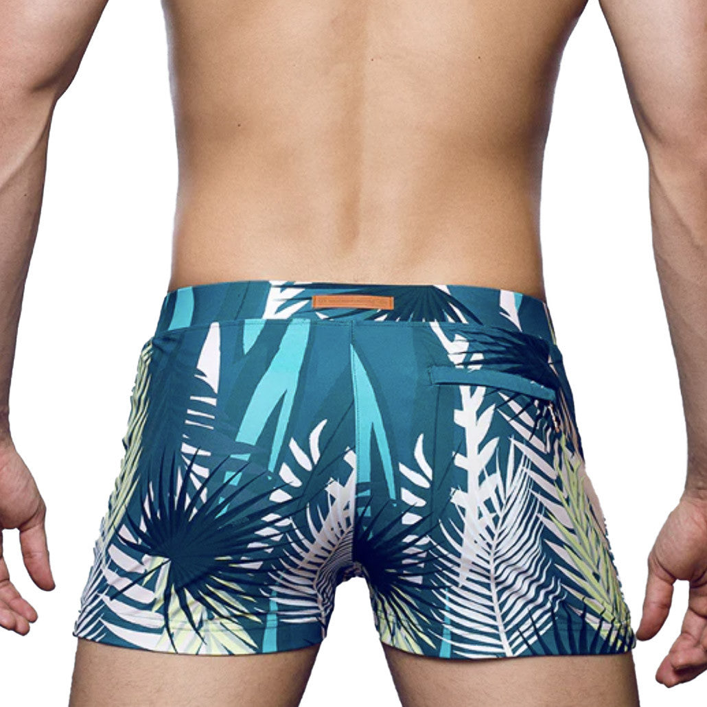 2eros - V60 Bondi Swim Trunks - Feuille Green