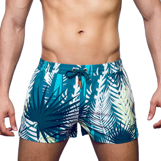 2eros - S50 Print Swimshort - Feuille Green