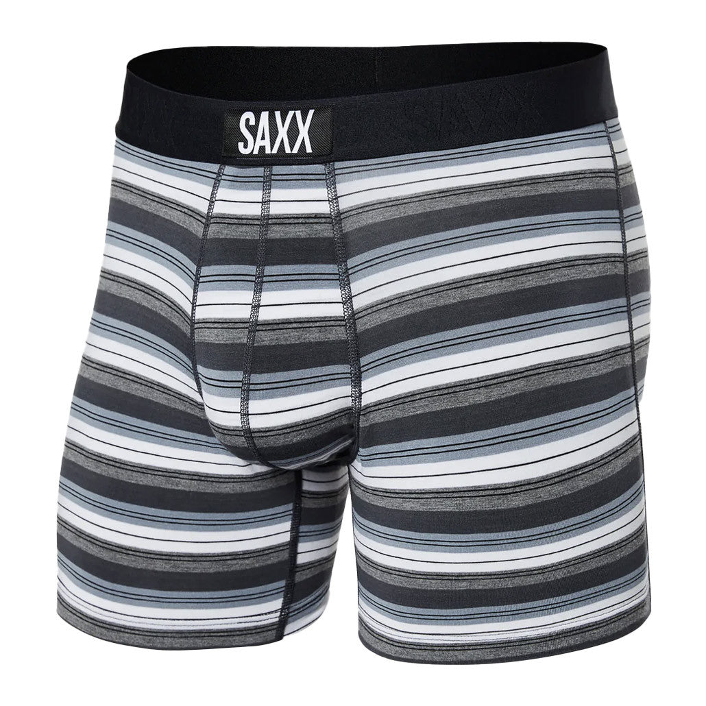SAXX - VIBE Super Soft Boxer Brief - Freehand Stripe Grey