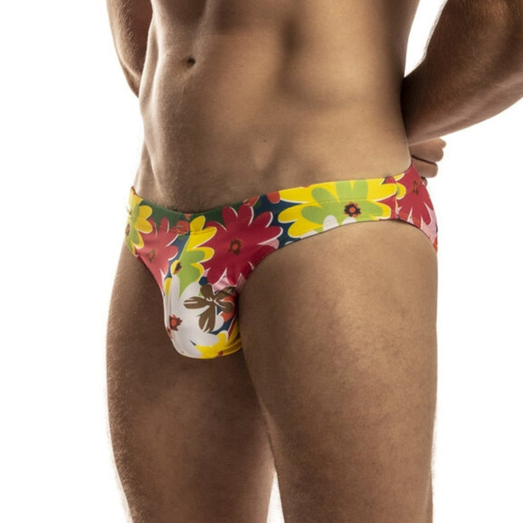 Jack Adams - Second Skin Swim Brief - Summer Flower/Pink