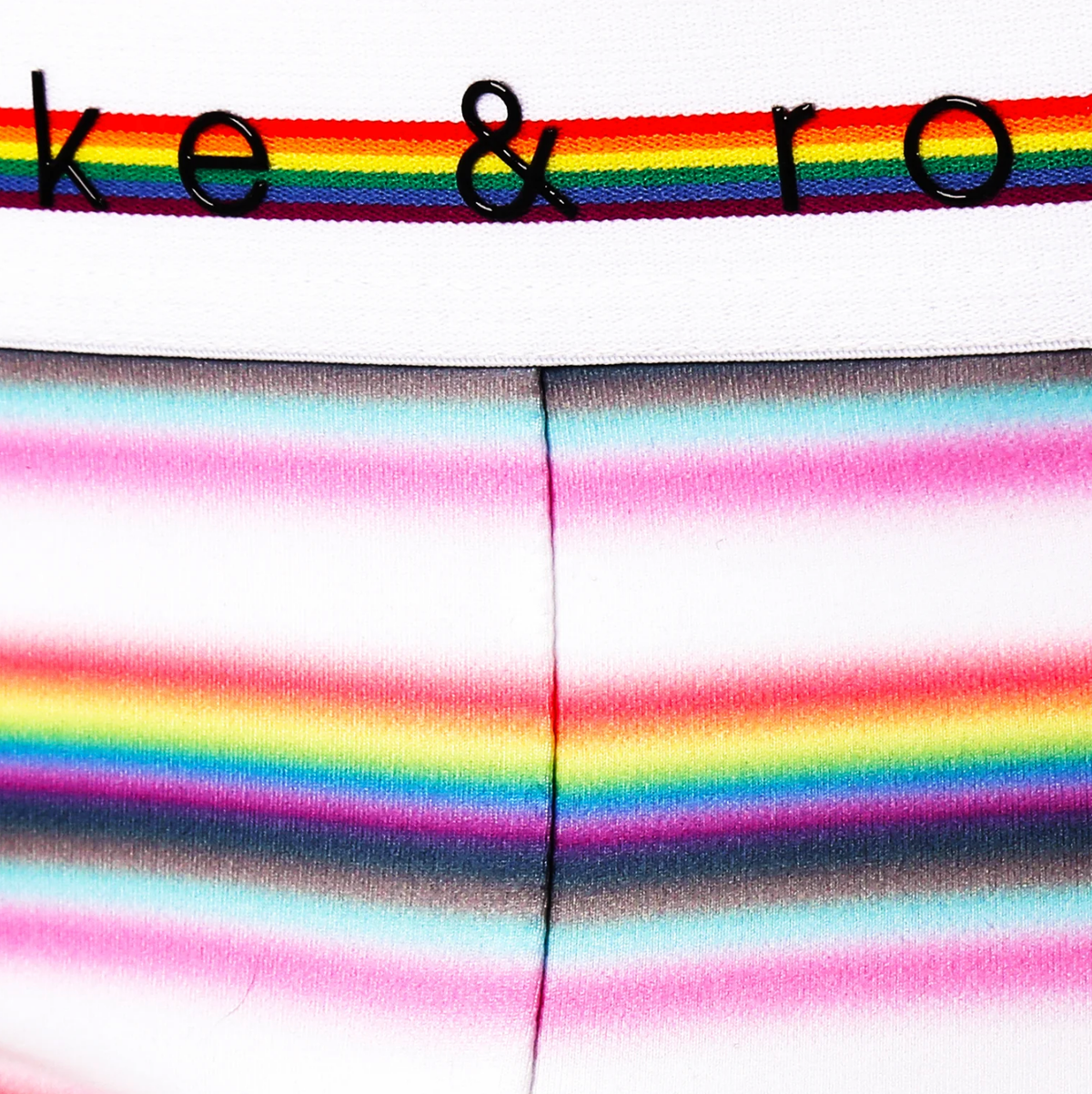 Parke & Ronan - Pride Prism Stripe Brief - White