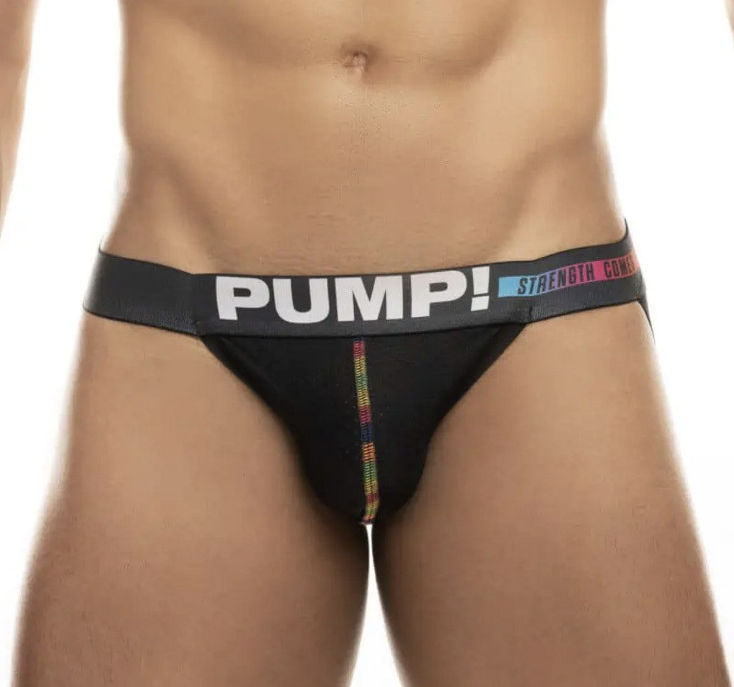 PUMP! - Pride Strength Jockstrap - Black