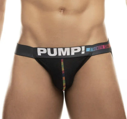 PUMP! - Pride Strength Jockstrap - Black