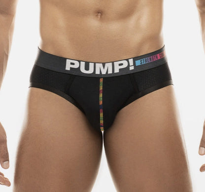 PUMP! - Pride Strength Brief - Black
