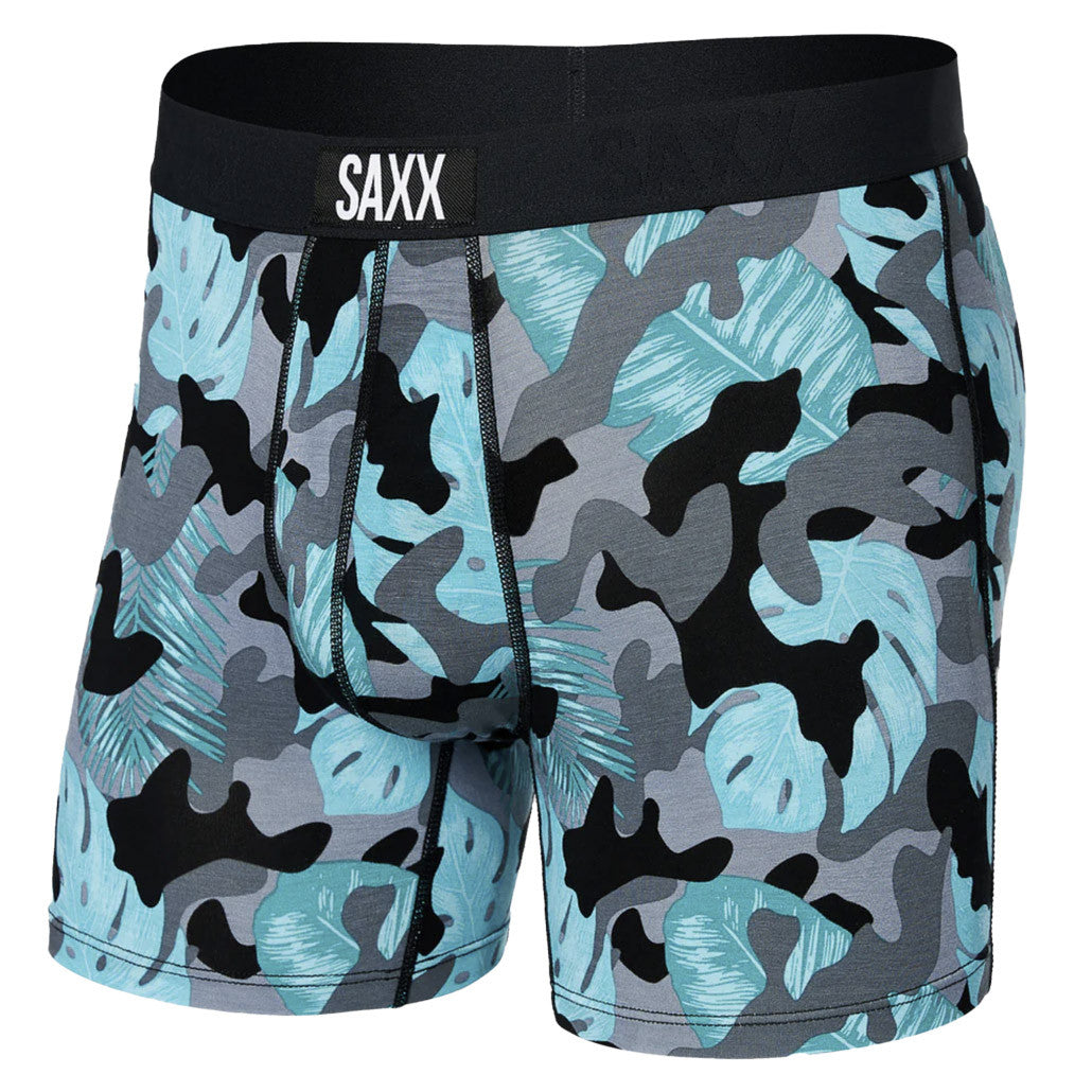 SAXX - VIBE Super Soft Boxer Brief - Island Camo Black