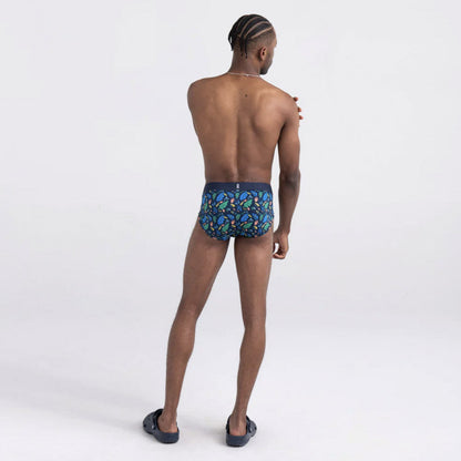 SAXX - DropTemp Cooling Cotton Brief - Floral Blue