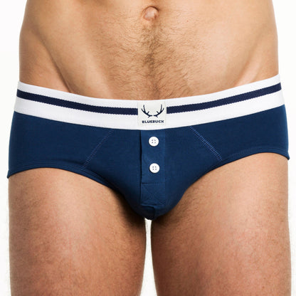 BlueBuck Organic Cotton Briefs W/ Buttons